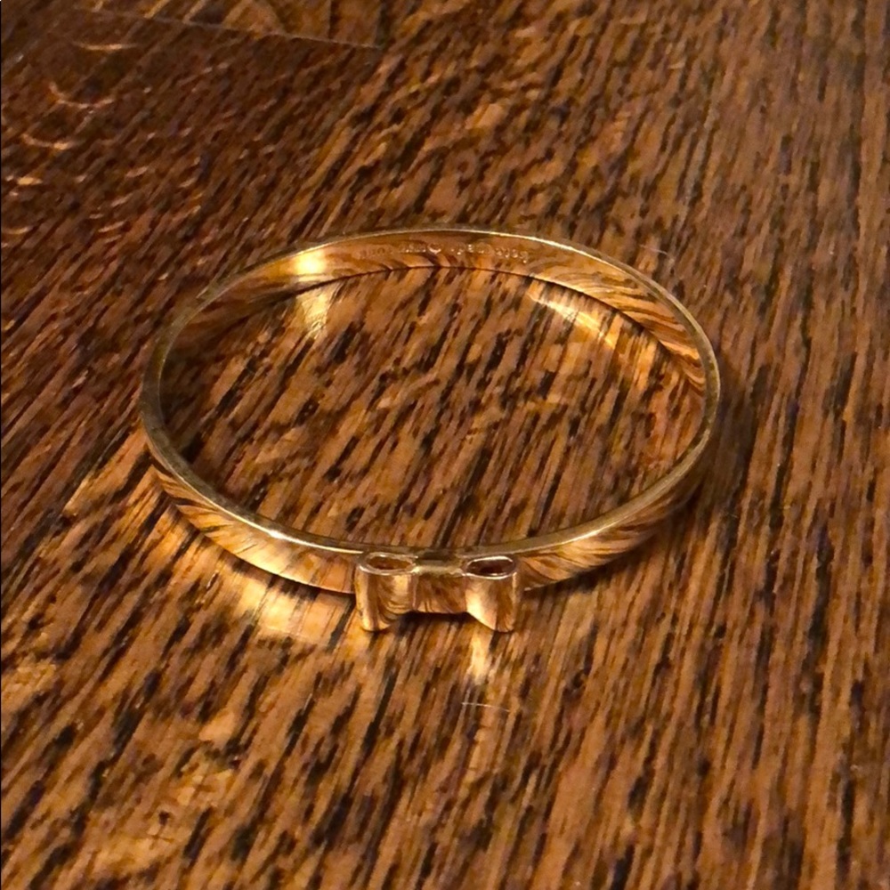 Kate Spade gold bow bangle